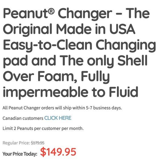 Keekaroo Peanut Changing Pad - Picture 5 of 5